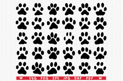 SVG Traces Cats Dogs&2C; Seamless Pattern