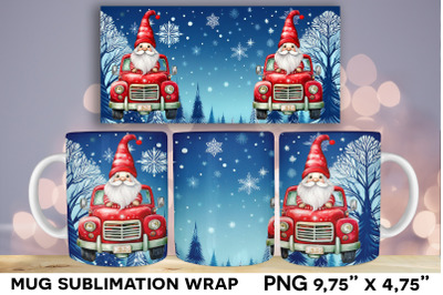 Cute Gnome Wrap Sublimation Design