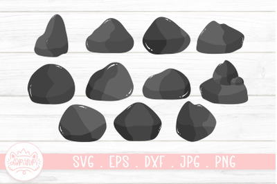 Rock Stones Clipart Bundle