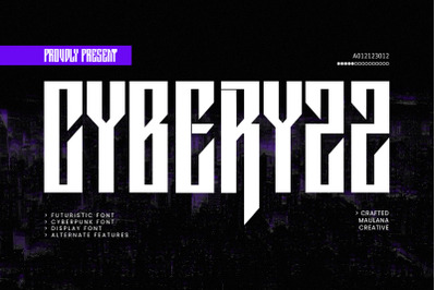 Cyberyzz Futuristic Font