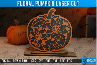 Floral Pumpkin | Pumpkin Ornaments | Halloween Dcor | CNC File