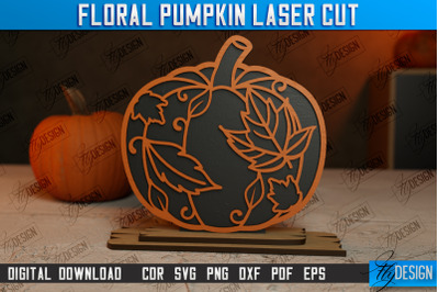 Floral Pumpkin | Pumpkin Ornaments | Halloween Dcor | CNC File