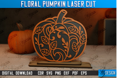 Floral Pumpkin | Pumpkin Ornaments | Halloween Dcor | CNC File