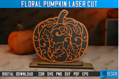 Floral Pumpkin | Pumpkin Ornaments | Halloween Dcor | CNC File