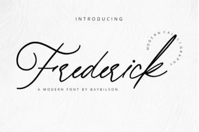 Frederick Classy Font