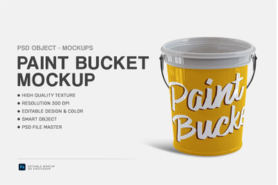 Paint Bucket Mockup