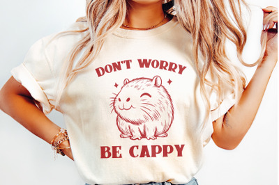 Don&#039;t Worry Be Capy PNG, Swag Capybara PNG, Chill Vibes Only, Capybara