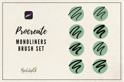 Procreate Monoliner Brush Set