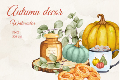 Autumn decor. Sublimation. Clipart. PNG