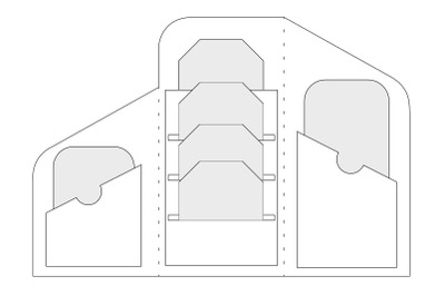 Trifold Folio Junk Journal Template