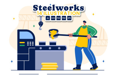 14 Steelworks Illustration