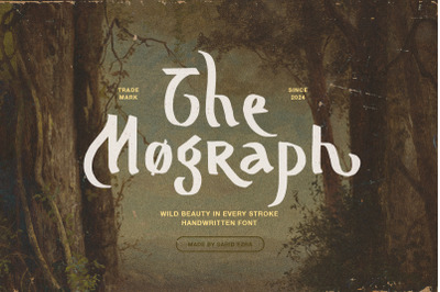 Mograph - Wild Handwritten Font