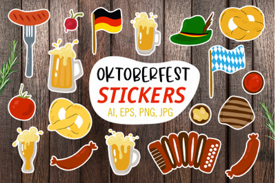 Oktoberfest &2F; Printable Stickers Cricut Design