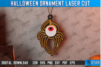 Halloween Ornament | Medallion | Jewelry | Pendant | Bijoux | CNC File