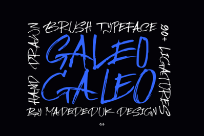 Galeo Brush Font