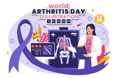 12 World Arthritis Day Illustration