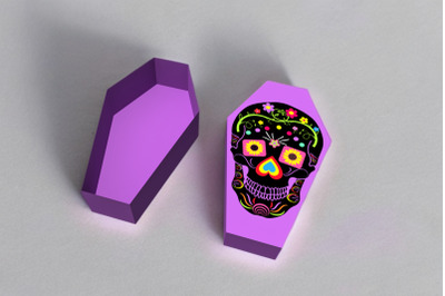 Coffin Favor - 3d papercraft