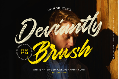 Deviantly Brush | Brush Script Font