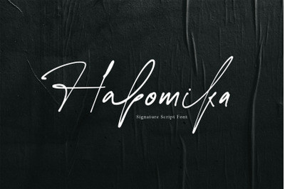 Habomika Signature Script Font