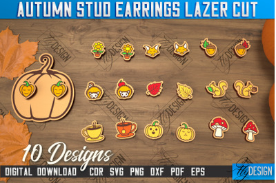 Autumn Stud Earrings Bundle | Jewelry Design | Fall Season