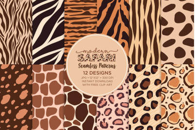 Safarin Prints Seamless Digital Papers