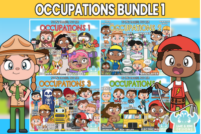 Occupations Clipart Bundle 1 - Lime and Kiwi Designs