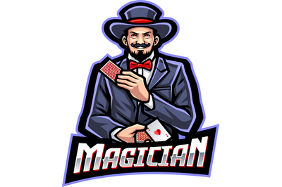 Magician esport mascot logo design