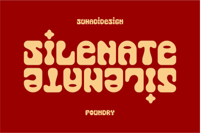 Silenate - Brand Logo Typeface Font