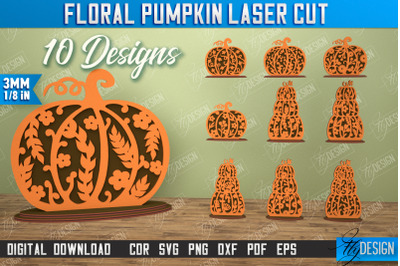 Floral Pumpkin Bundle | Pumpkin Ornaments | Halloween Pumpkin