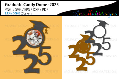 Graduate 2025 candy dome holder