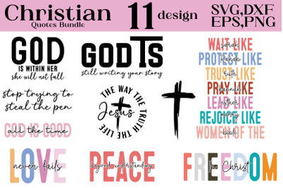 Christian SVG PNG Bundle