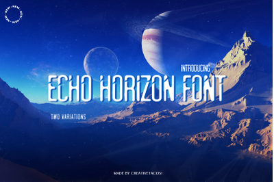 Echo Horizon Font Family