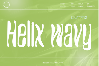 Helix Wavy - Futuristic Font