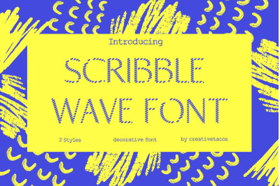 Scribble Wave Font Pack