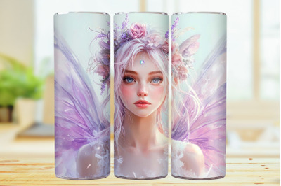 Fairy Tumbler Wrap, 20oz Skinny Tumbler Wrap Sublimation Design.