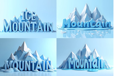 3D Mountain Render