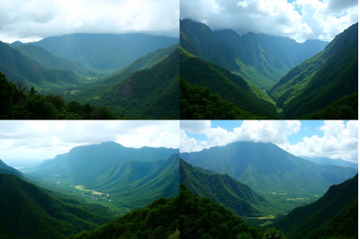 Mountain Valley Landscape