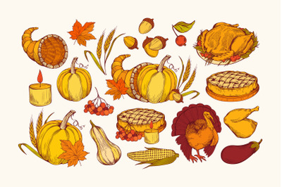 Thanksgiving Harvest SVG Bundle