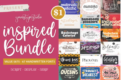 Inspired Font Bundle