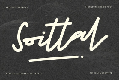 Soittal Signature Script Font