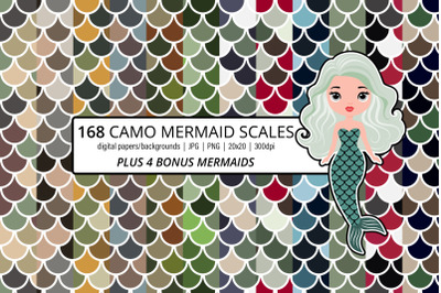 Camo Mermaid Scales