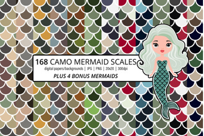 Camo Mermaid Scales