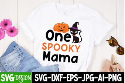 One Spooky Mama t-shirt design