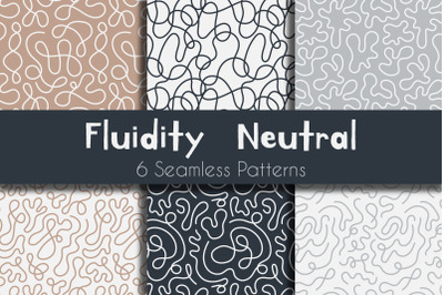 Fluidity Neutral Seamless Patterns