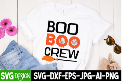 Boo Boo Crew SVG Design&2C;Halloween Shirt Svg&2C; Scary Halloween&2C;Halloween