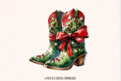 Cowgirl Christmas PNG, Retro Christmas PNG, Merry Christmas png, Chris