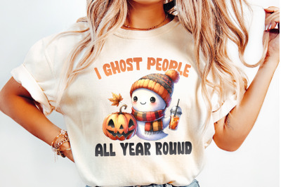 Retro Ghost I Halloween PNG, Ghost PNG, Pumpkin Spice png, Trending Gh