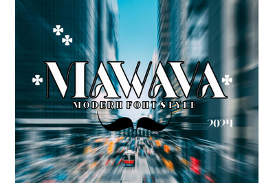 MAWAVA Family Font