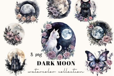 Full Moon Clipart, Galaxy Cat