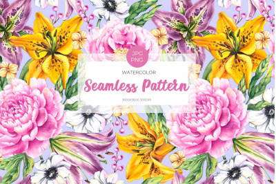 Watercolor Floral Pattern